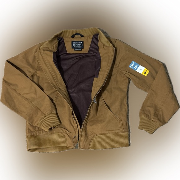 NEW-Carhartt Tan Bomber Jacket - Picture 2 of 6
